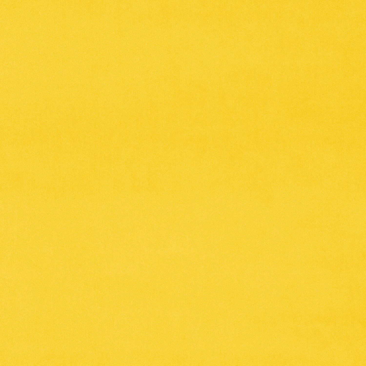 Bright citrus yellow plain velvet swatch with a soft, even pile