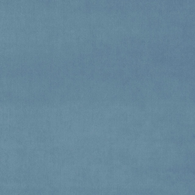 Soft cornflower blue plain velvet swatch with a smooth, matte pile