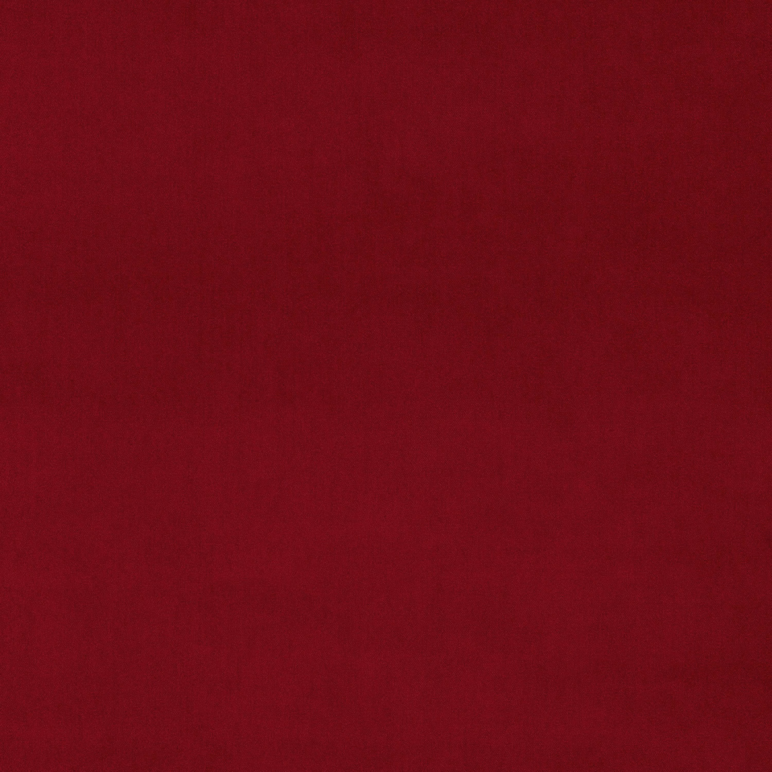 Deep crimson plain velvet swatch with a soft, lustrous pile