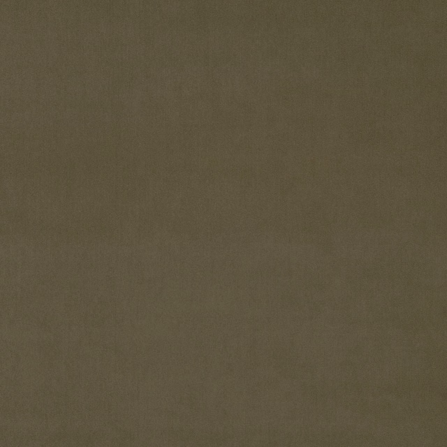 Muted olive-brown velvet swatch with a soft plain pile and subtle sheen