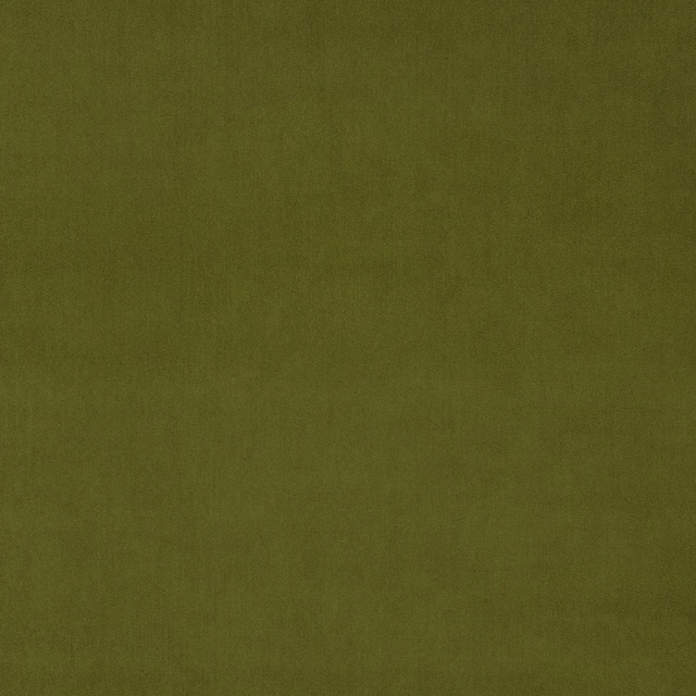 Muted moss olive plain velvet swatch with a soft, low-sheen pile