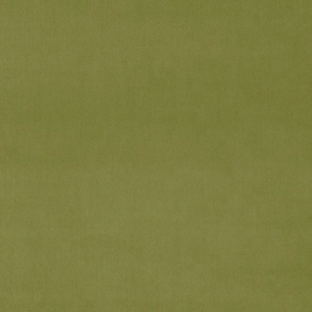 Plain olive-lime velvet fabric swatch with a soft matte sheen