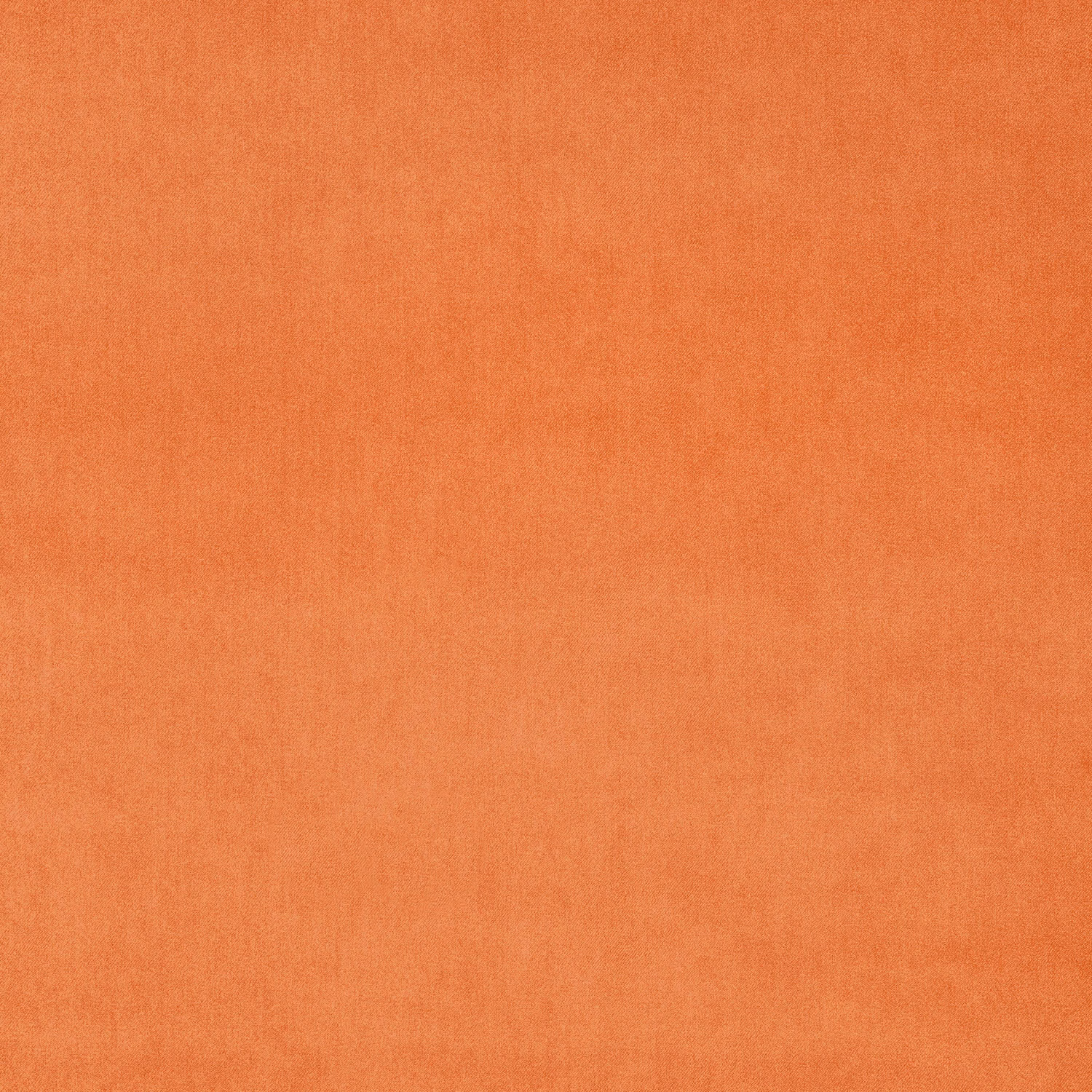 Solid papaya orange velvet swatch with a smooth, softly lustrous finish
