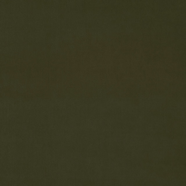 Deep olive green plain velvet swatch with a soft matte pile
