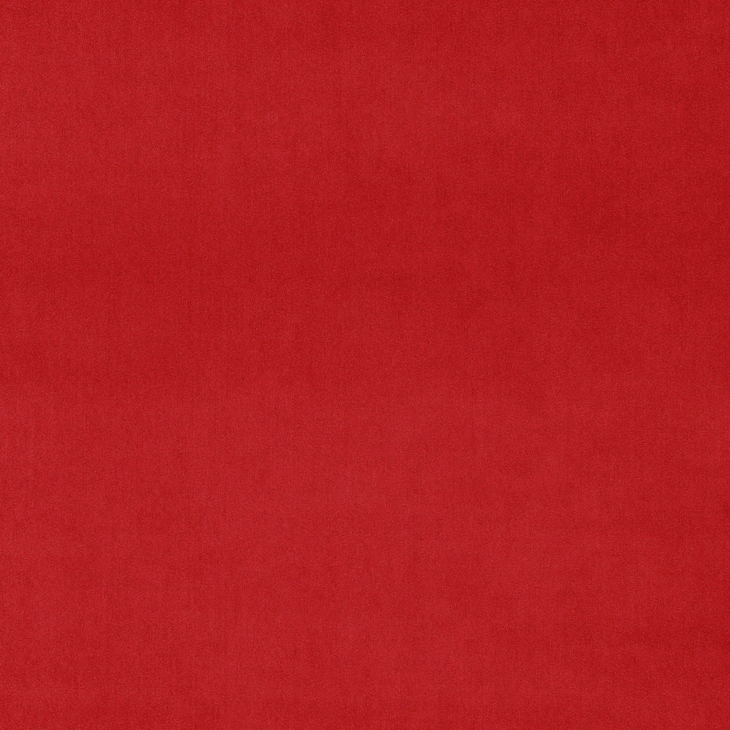 Solid pillarbox red velvet swatch with a soft directional sheen