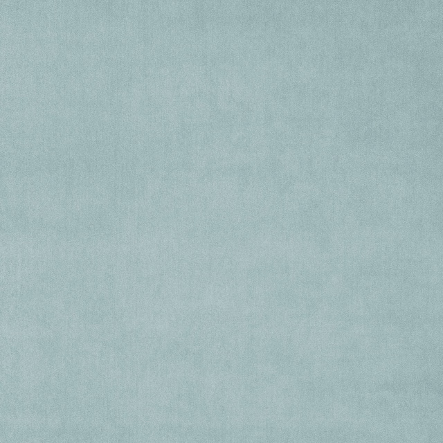 Pale aqua velvet swatch with a soft, smooth pile and subtle sheen
