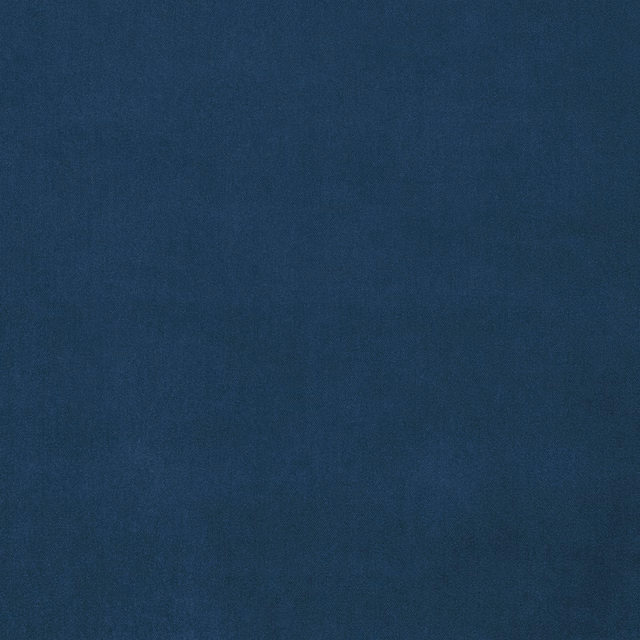 Deep Prussian blue velvet swatch with a smooth, even nap