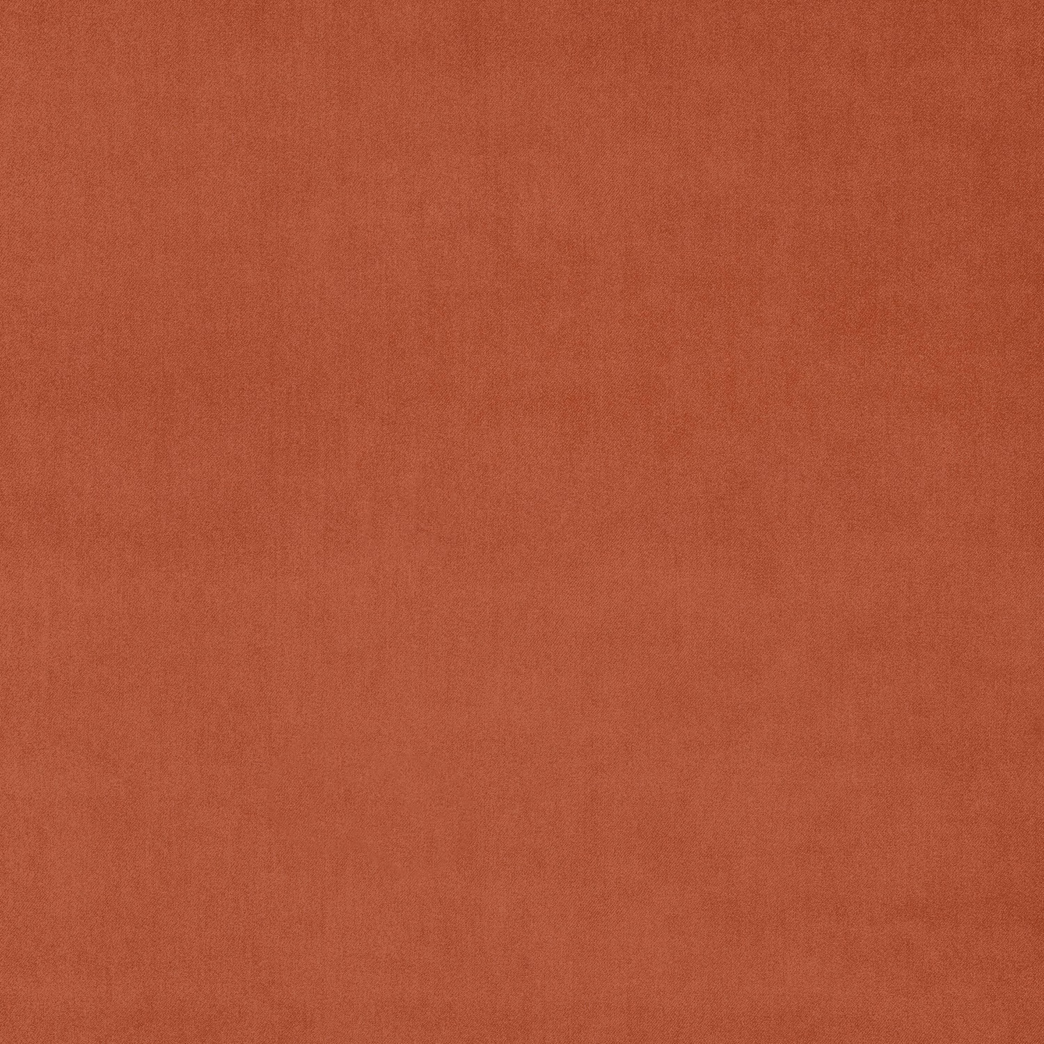 Solid sienna terracotta velvet swatch with a soft matte sheen