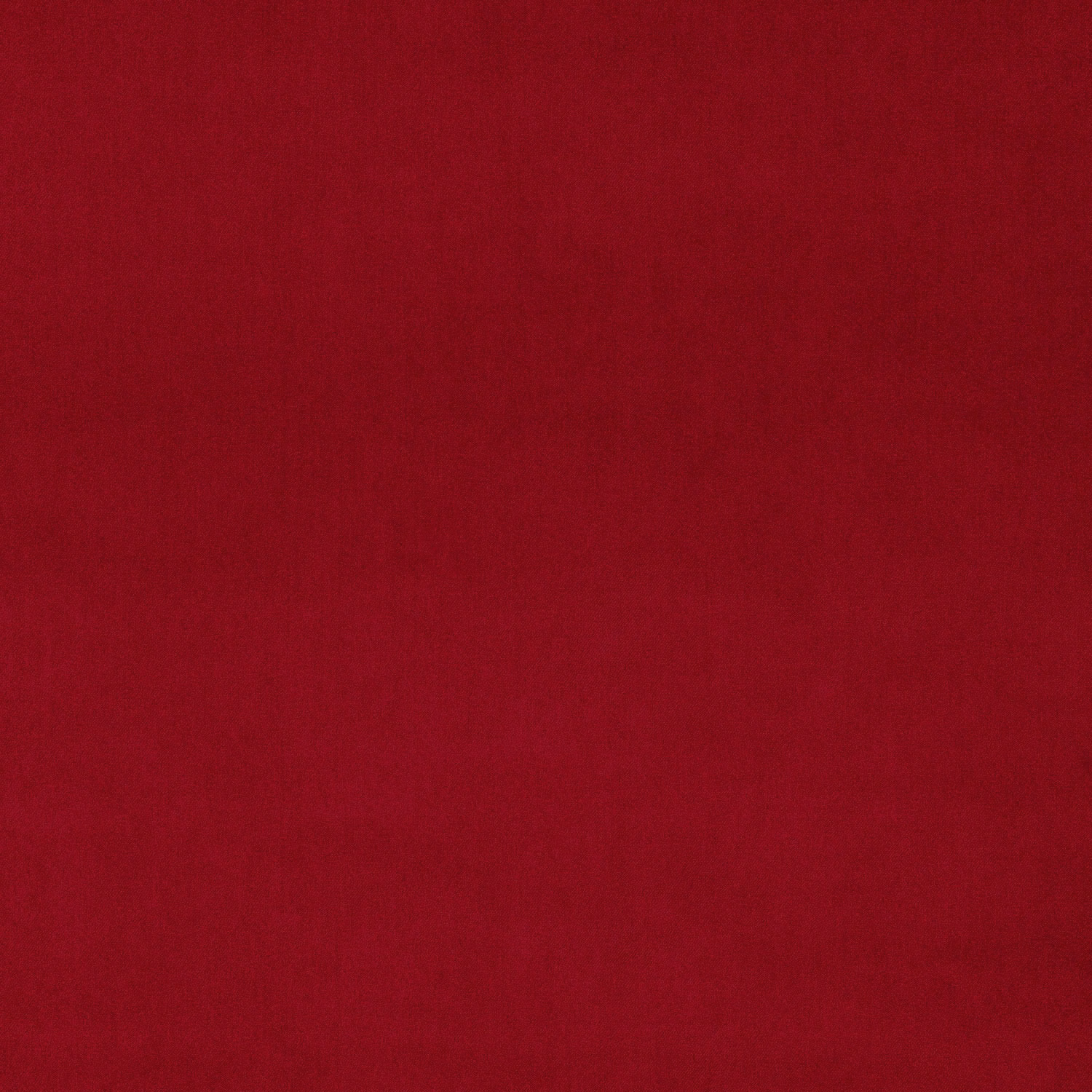 Deep vermillion red velvet fabric with a smooth, dense pile