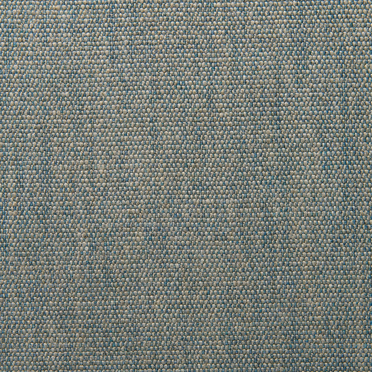 Close-up of muted blue-grey Orta Bluestone weave with teal and pale flecks