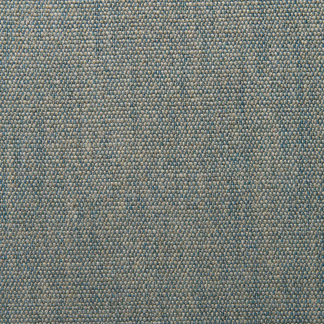 Close-up of muted blue-grey Orta Bluestone weave with teal and pale flecks