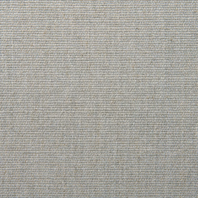 Close-up of Orta Dove's soft grey plain weave with warm cream flecks