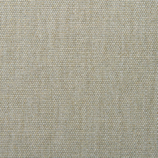 Close-up of pale greige sage fabric with a fine pebbled plain weave