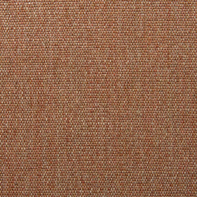 Close-up of warm red ochre plain weave with taupe and russet flecks
