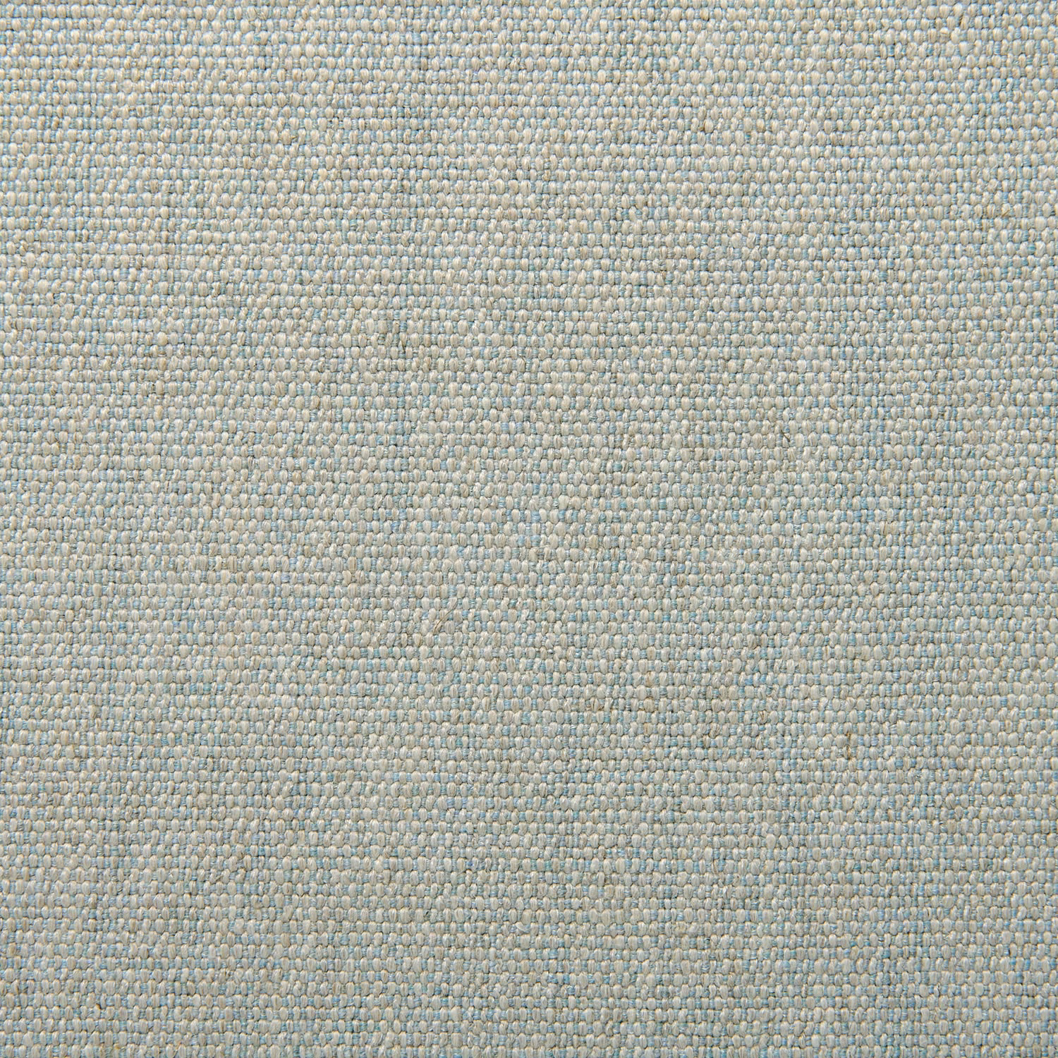 Close-up of pale blue-lilac woven fabric with cream and grey flecks