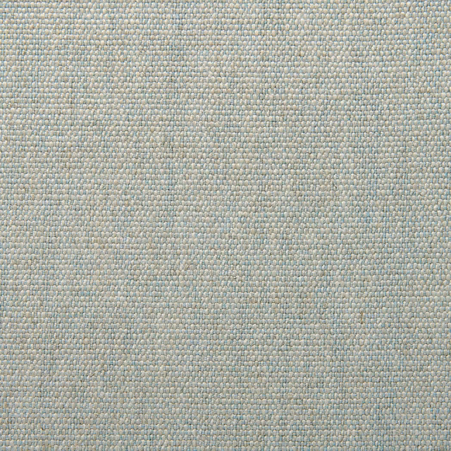 Close-up of pale blue-lilac woven fabric with cream and grey flecks