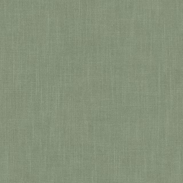 Soft moss green plain woven fabric swatch with subtle linen-like texture