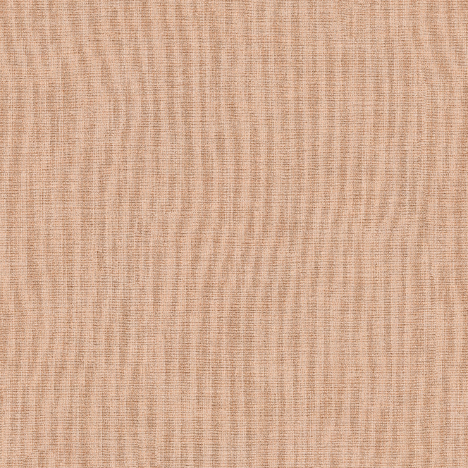 Soft peachy pink plain woven fabric with fine linen-like texture