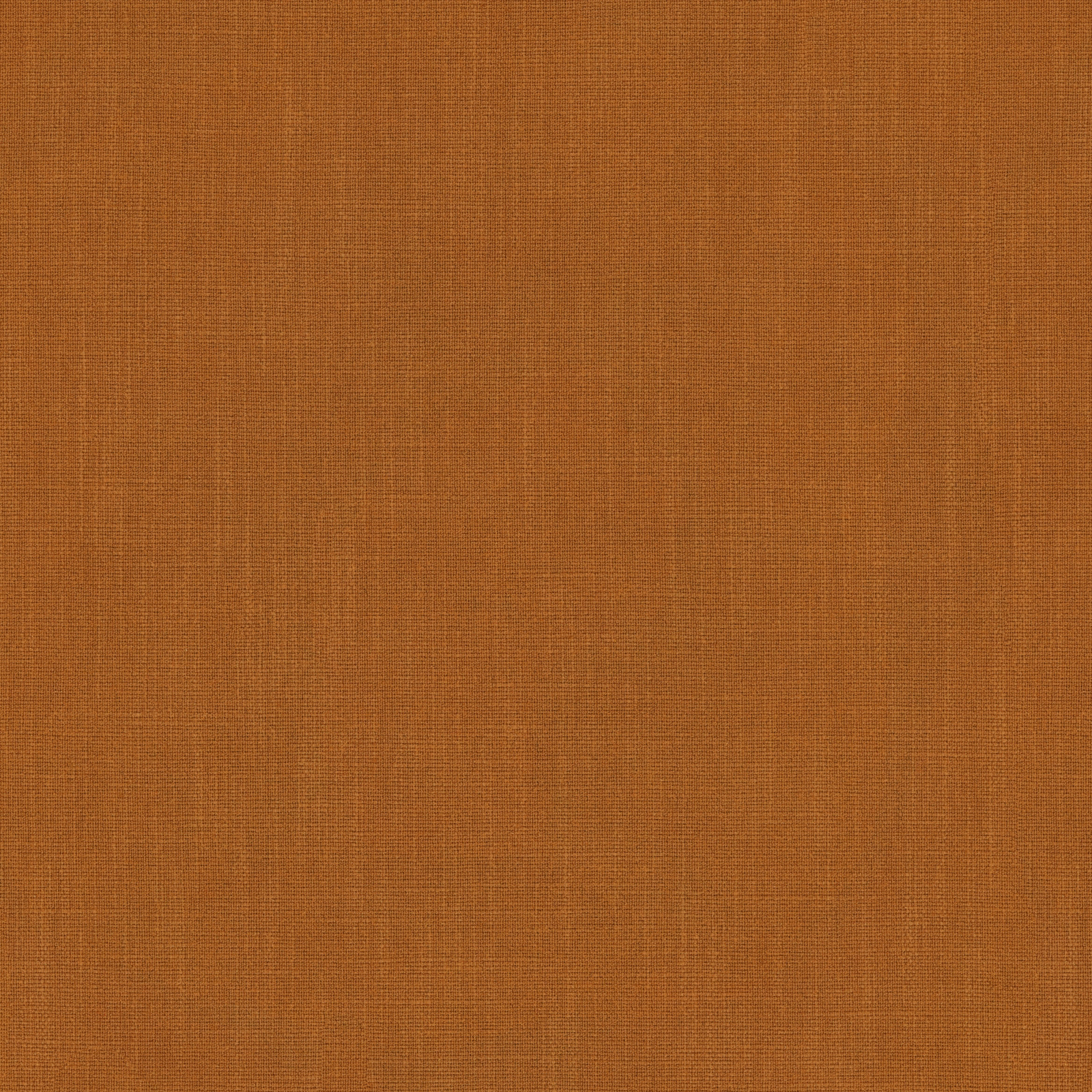 Swatch of plain cinnabar-orange woven fabric with a fine matte texture