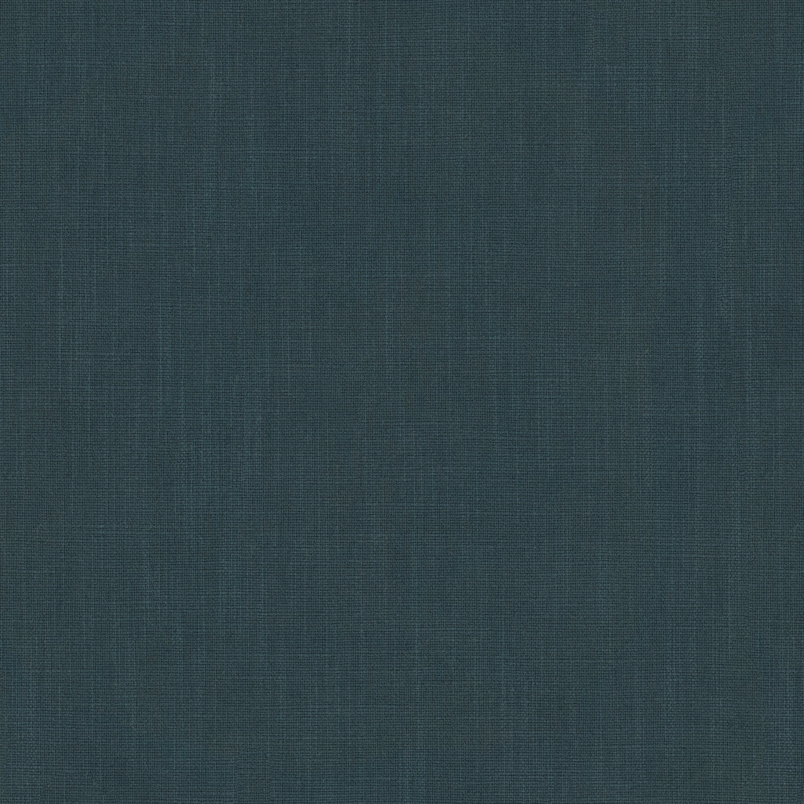 Deep muted teal plain woven fabric with fine textured surface