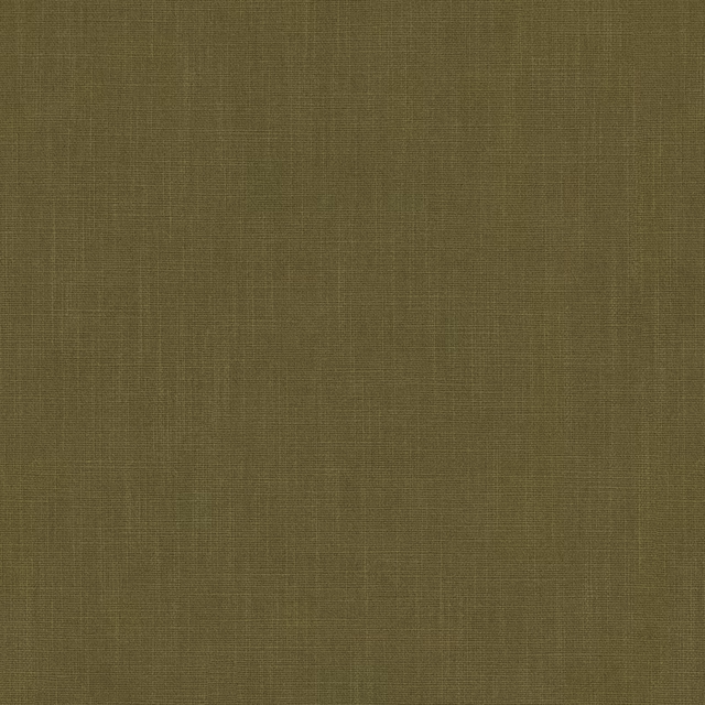 Muted olive plain-weave fabric swatch with fine textured surface