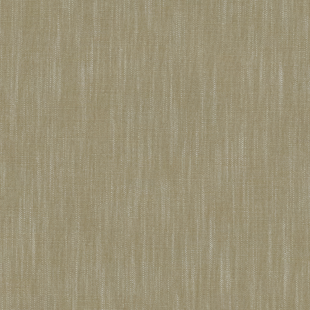 Muted olive plain weave fabric with fine vertical slubs and soft texture