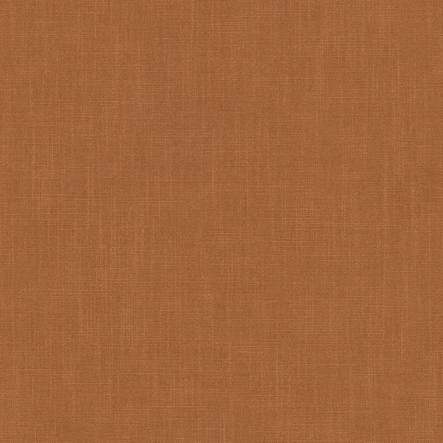 Warm melon terracotta plain woven fabric with a fine slubby texture