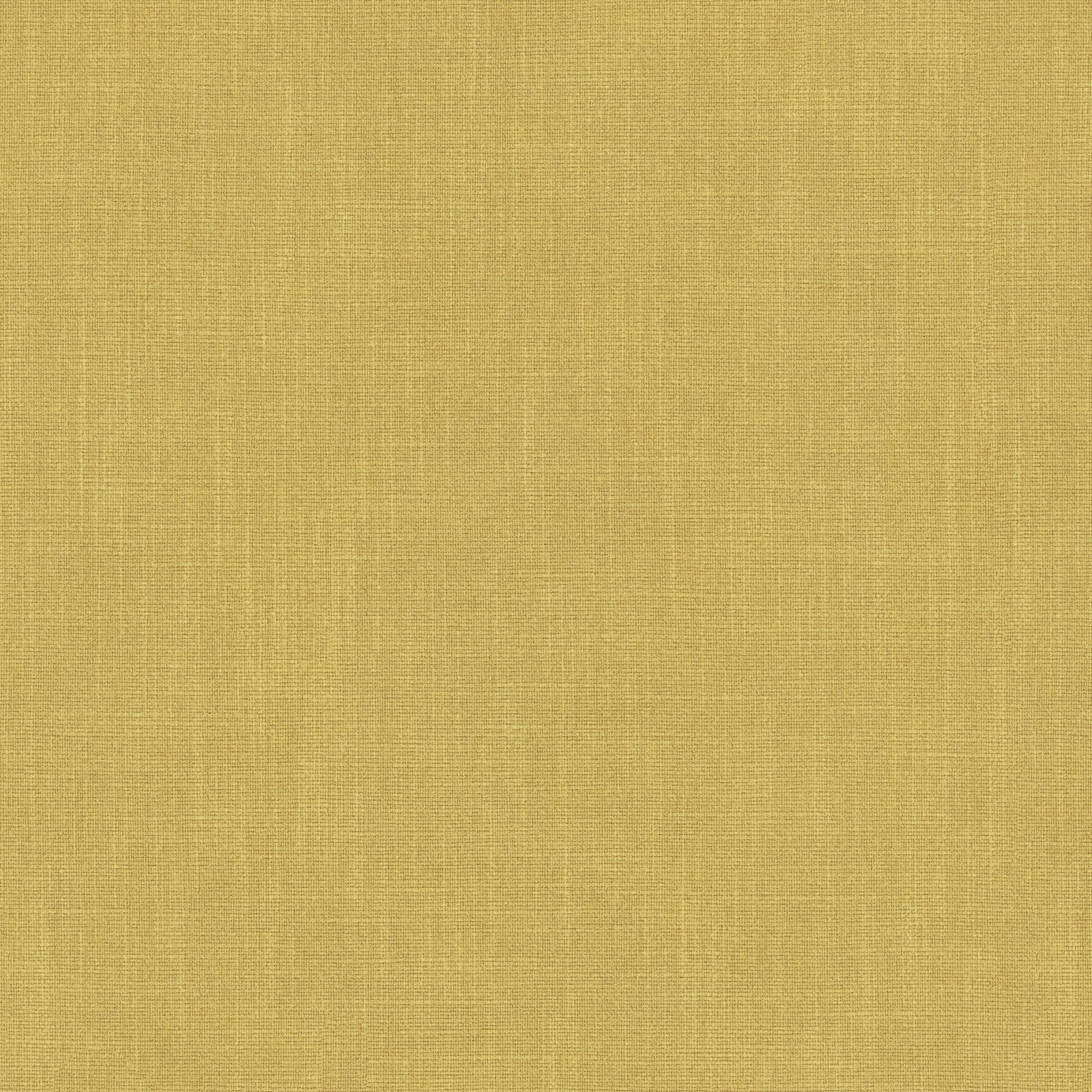 Soft mimosa yellow plain woven fabric with fine natural texture