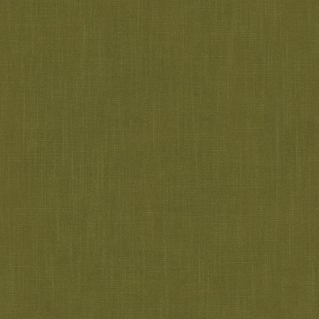 Muted olive plain weave fabric with a subtle linen-like texture