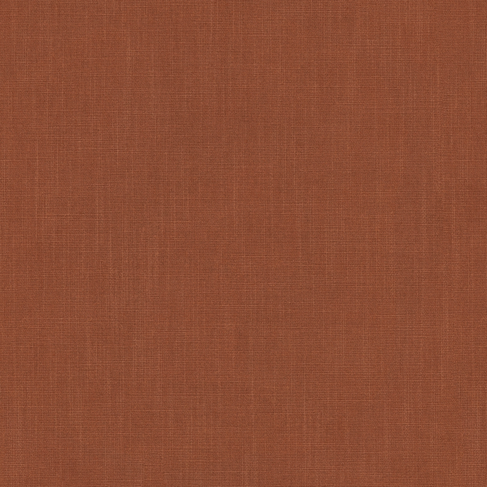 Plain rose terracotta woven fabric with a fine textured surface