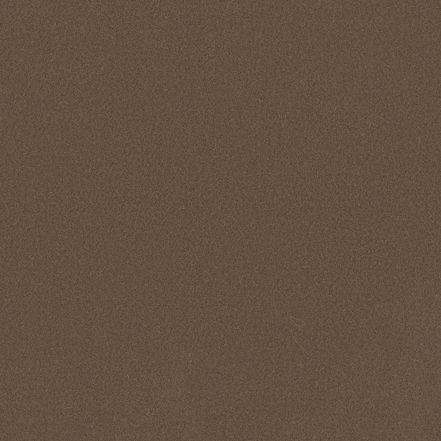 Warm bark-brown Romney wool with a fine, softly mottled plain weave