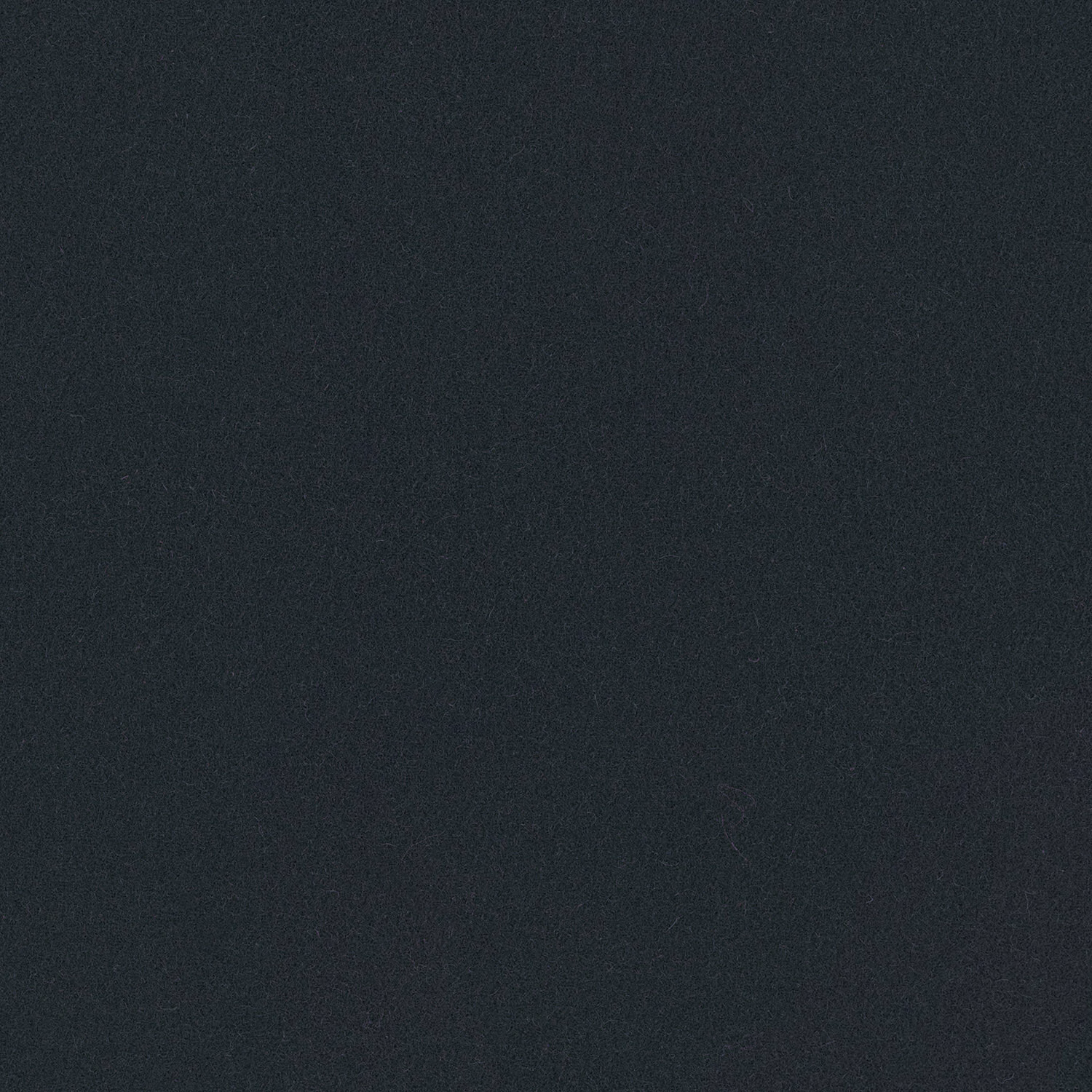 Dark navy wool plain weave swatch with subtle charcoal tonal texture