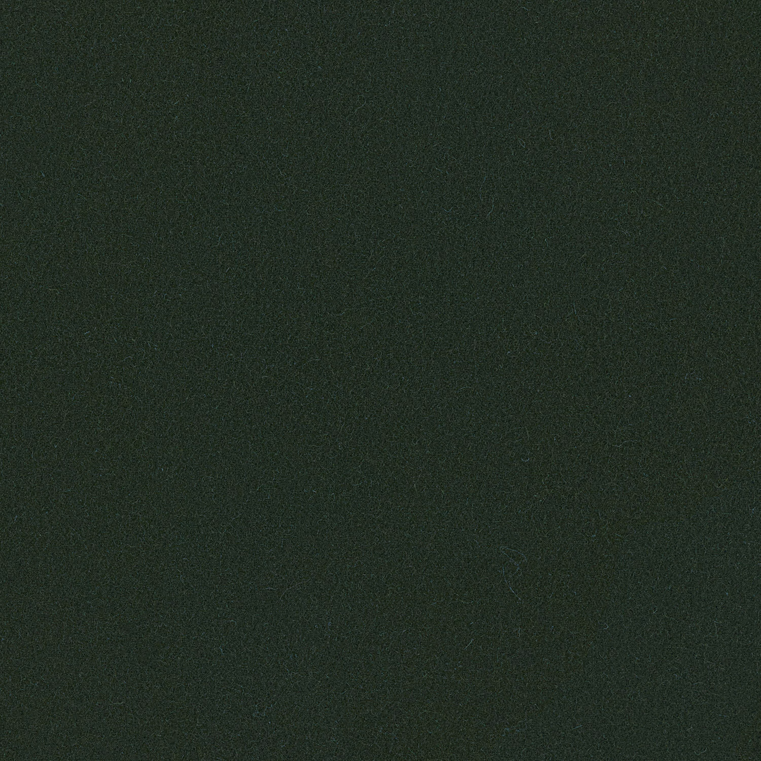 Dark forest green plain Romney wool with a subtle granular woven texture