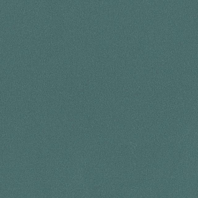 Close-up of muted aqua-green wool with a fine, softly mottled plain weave