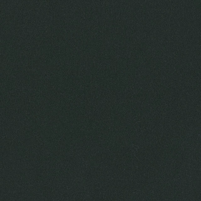 Deep pine green Romney wool with a fine, matte plain weave