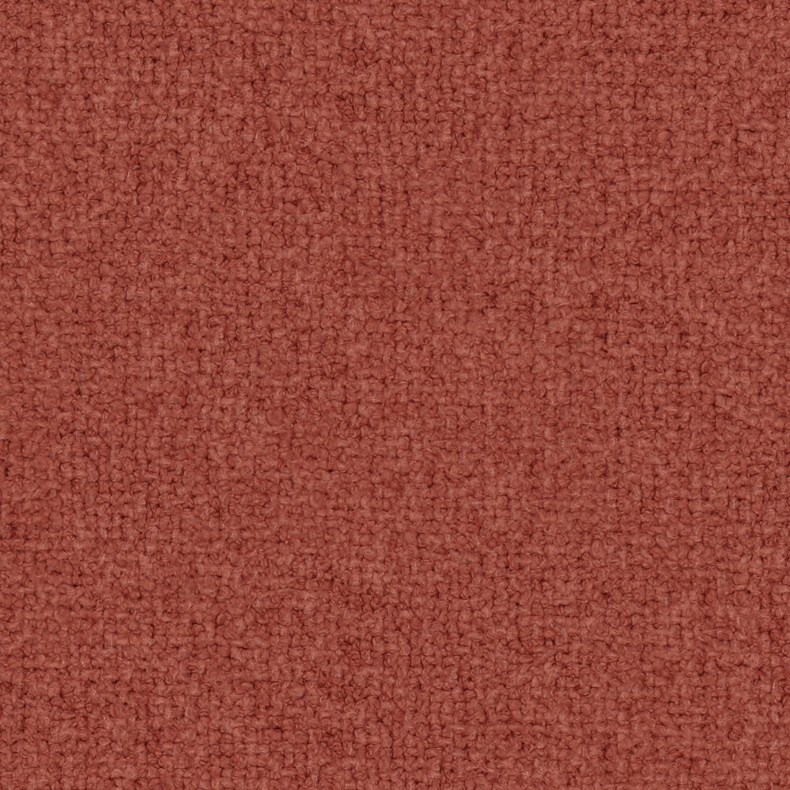 Warm terracotta plain weave with a softly irregular, nubby woven texture