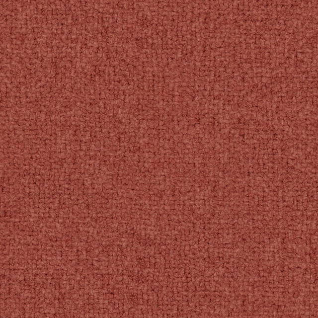 Warm terracotta plain weave with a softly irregular, nubby woven texture
