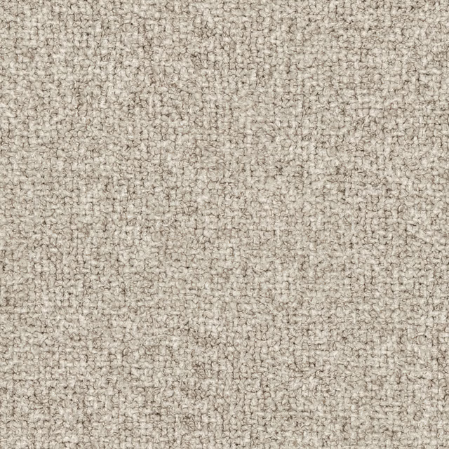 Close-up of muted dove grey nubby weave with fine charcoal and cream flecks
