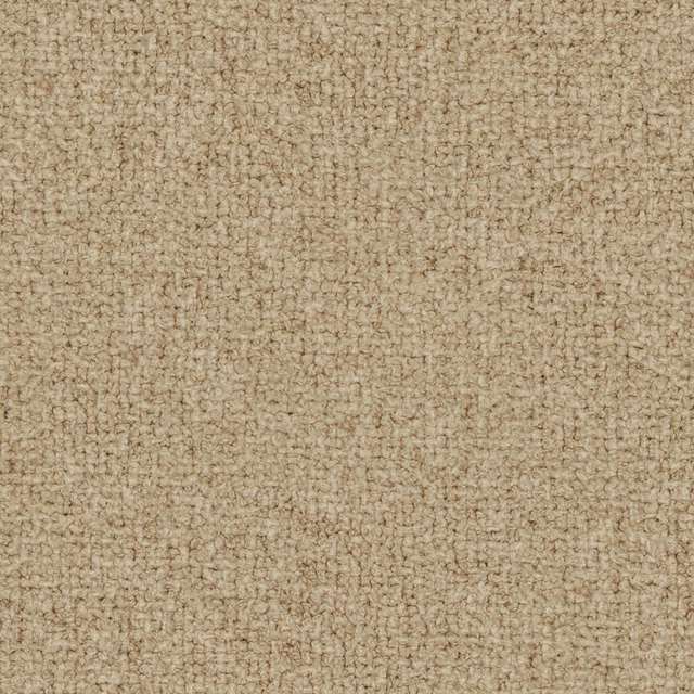 Warm beige Sienna Fudge fabric with dense nubby woven texture and subtle bronze flecks
