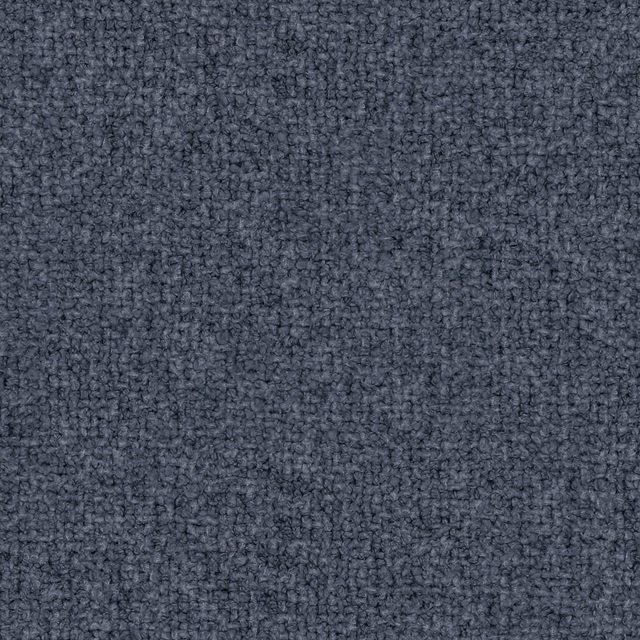 Close-up of Sienna Indigo’s dark blue-grey nubby woven texture