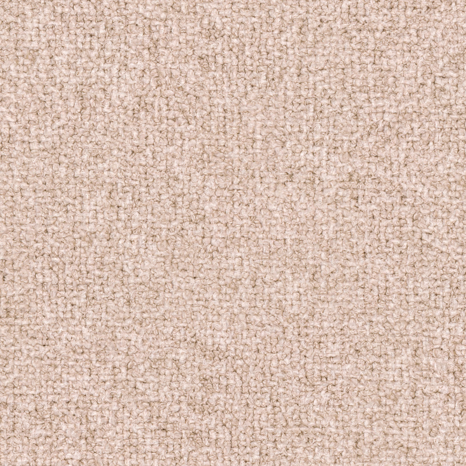 Close-up of pale blush pink nubby plain weave with warm beige flecks