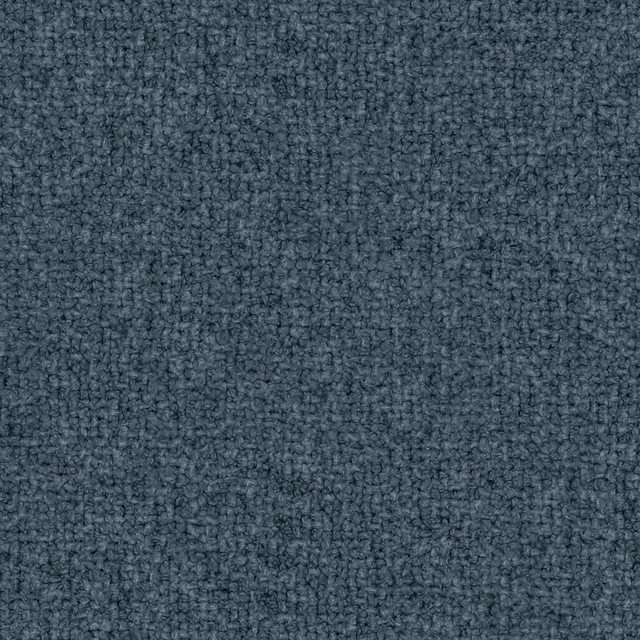 Deep blue-grey Sienna fabric with a dense, softly nubby plain weave