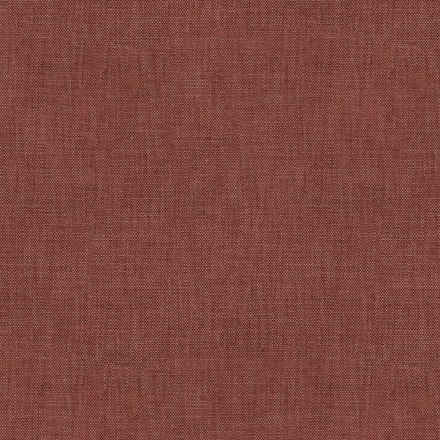 Close-up of muted berry-red plain weave with fine crosshatched texture