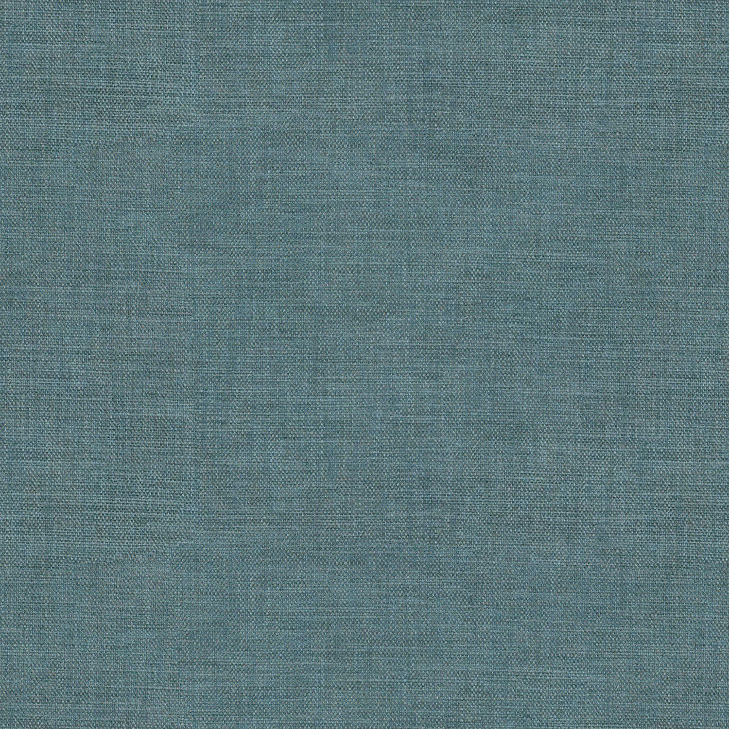Muted blue-teal plain weave showing fine crosshatched texture and soft tonal variation
