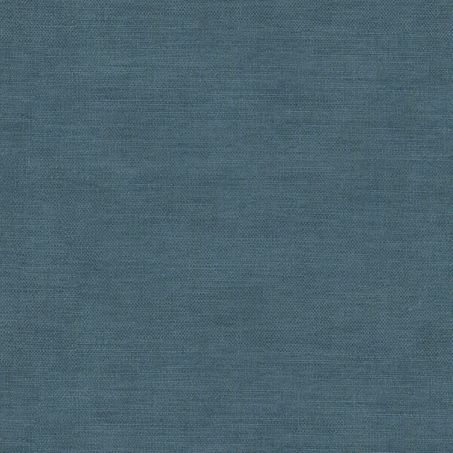 Muted cerulean blue plain weave with fine horizontal texture and subtle tonal variation