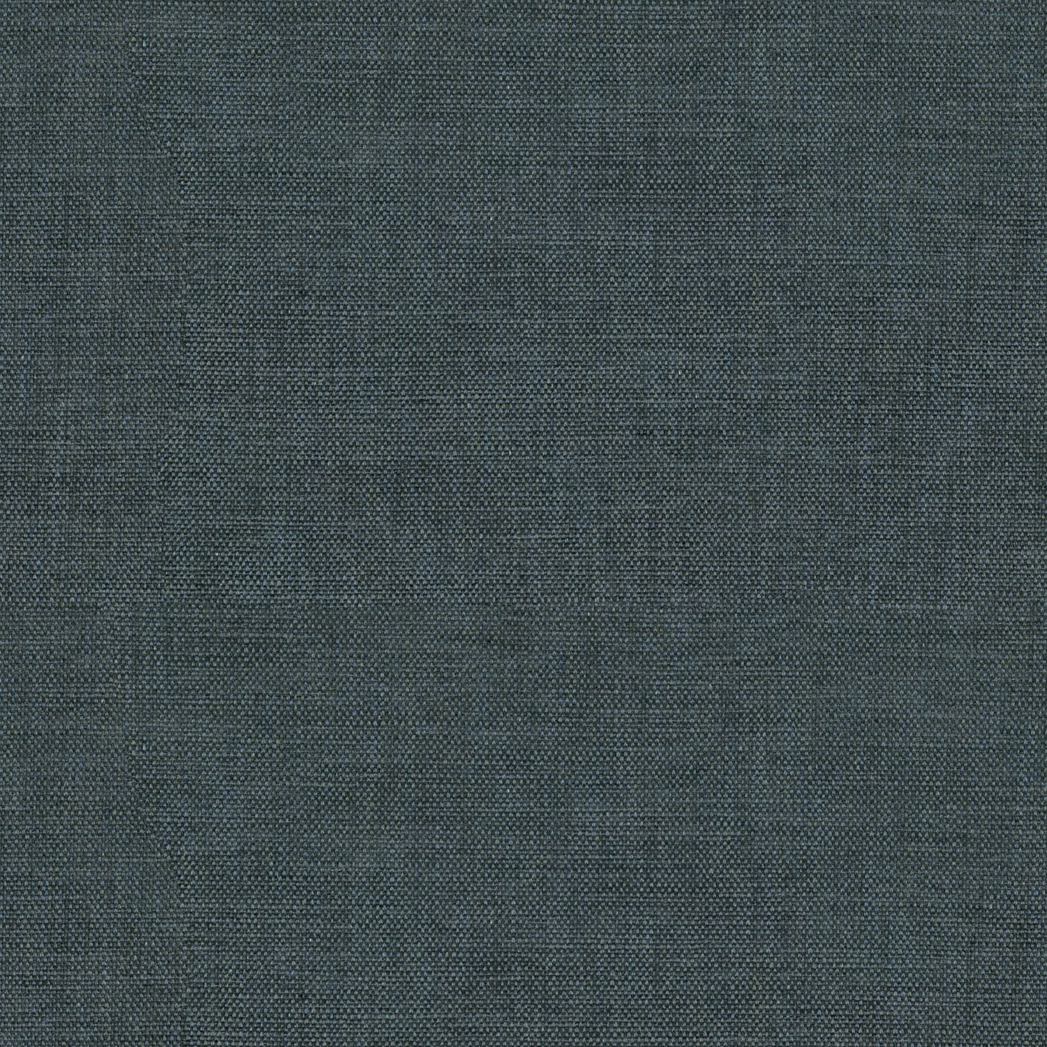 Close view of muted indigo-blue plain weave with a subtle crosshatched texture