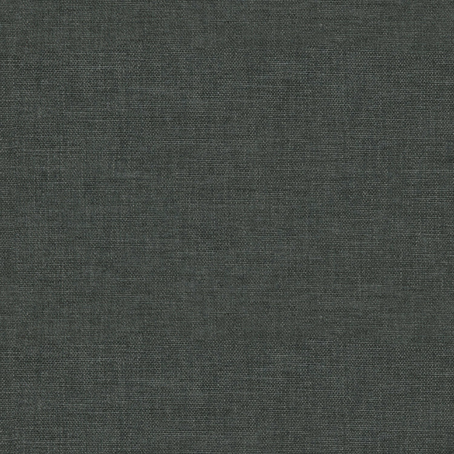 Close-up of deep charcoal grey plain weave with subtle crosshatched texture
