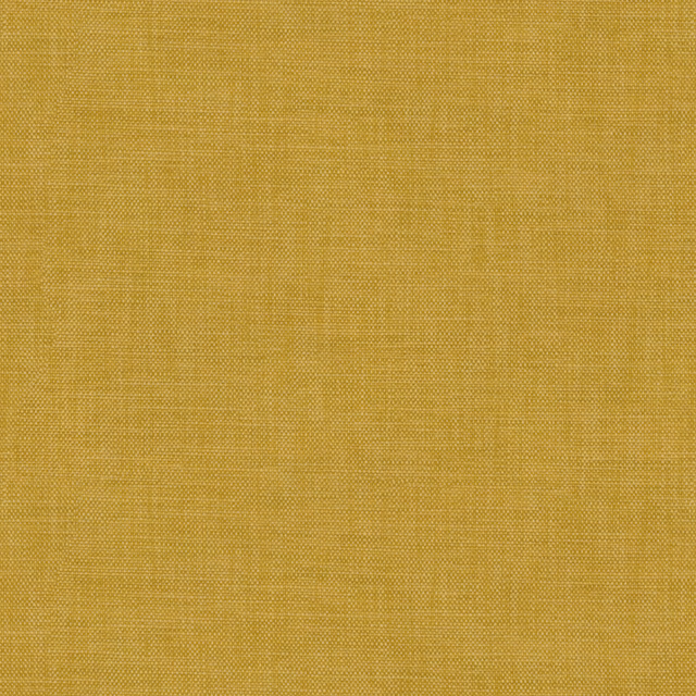 Warm mustard-gold plain woven upholstery fabric showing a fine crosshatch texture