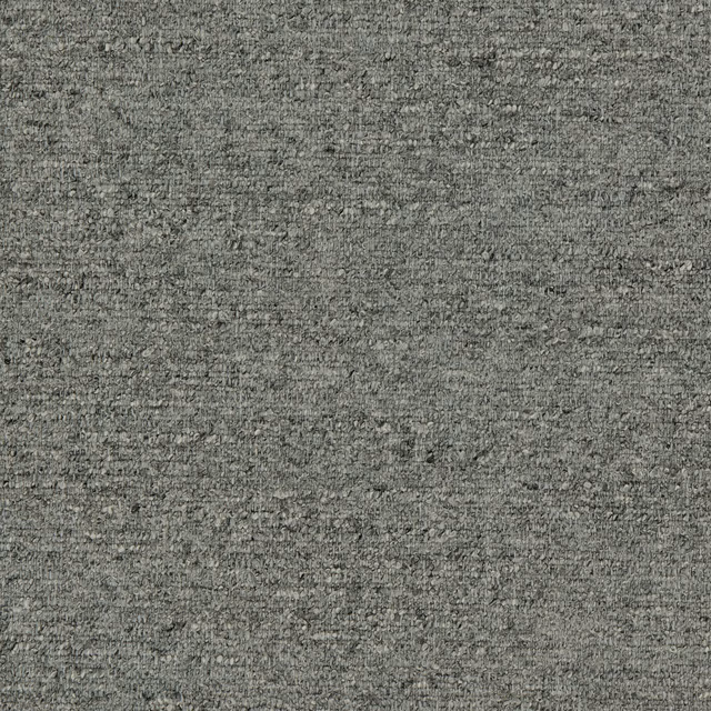 Close-up of mottled charcoal-grey plain weave with fine horizontal slub texture