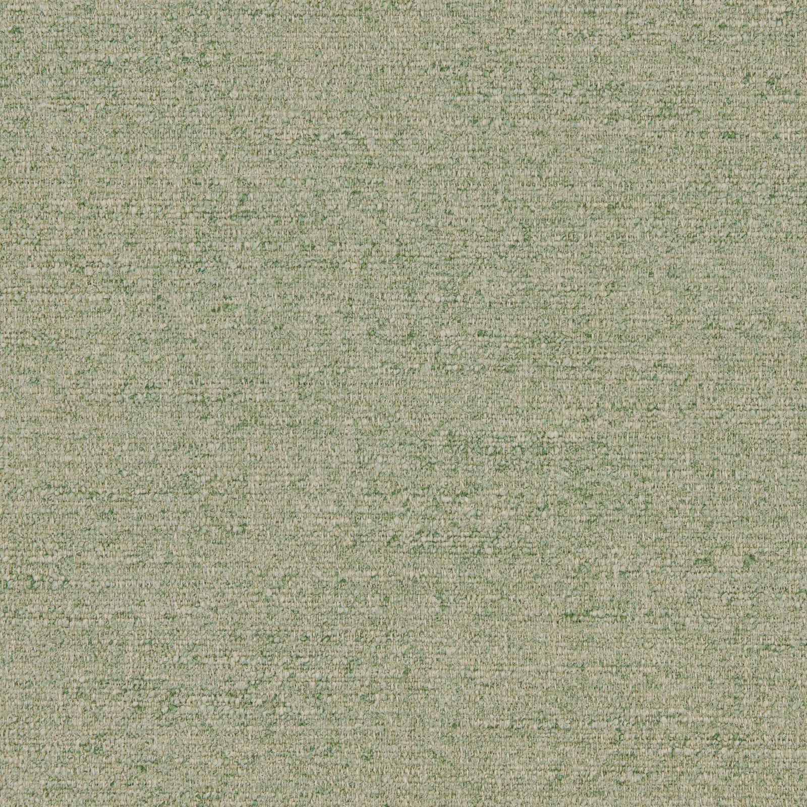 Muted apple-green plain weave with fine aqua and beige flecks